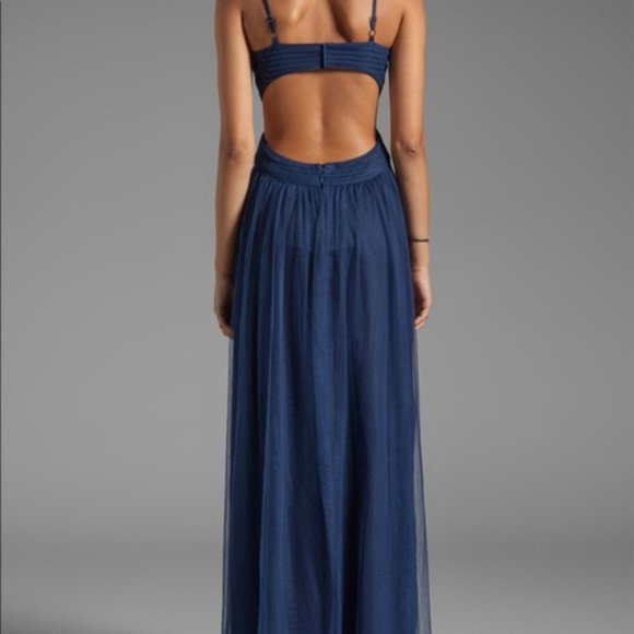 BCBGMaxAzria Blue Maxi Dress - Picture 4 of 7
